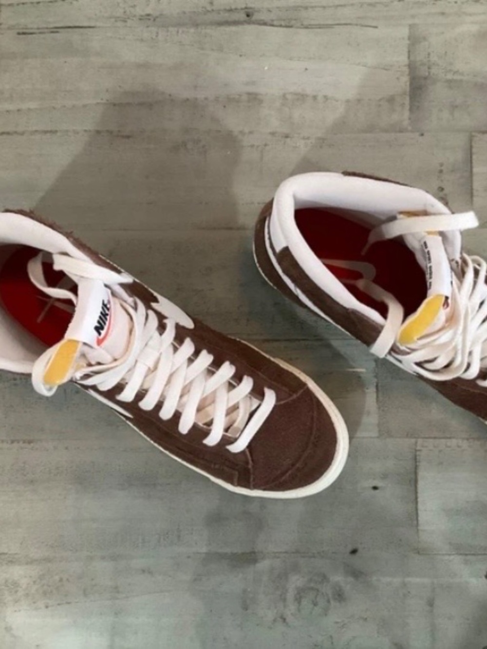 Nike blazer mid 77 velvet brown suede high tops women’s size 11 - Picture 4 of 6